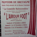 1995 Amour foot affiche