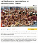 20140704 GymM-La Stéphanoise gymnastique en démonstration
