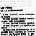 19770503 Stephanoise-programme des fetes-Ouest-France - Archives